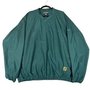 FootJoy Dark Green Golf Sports Outdoor Athleisure Pullover Windbreaker Jacket XL